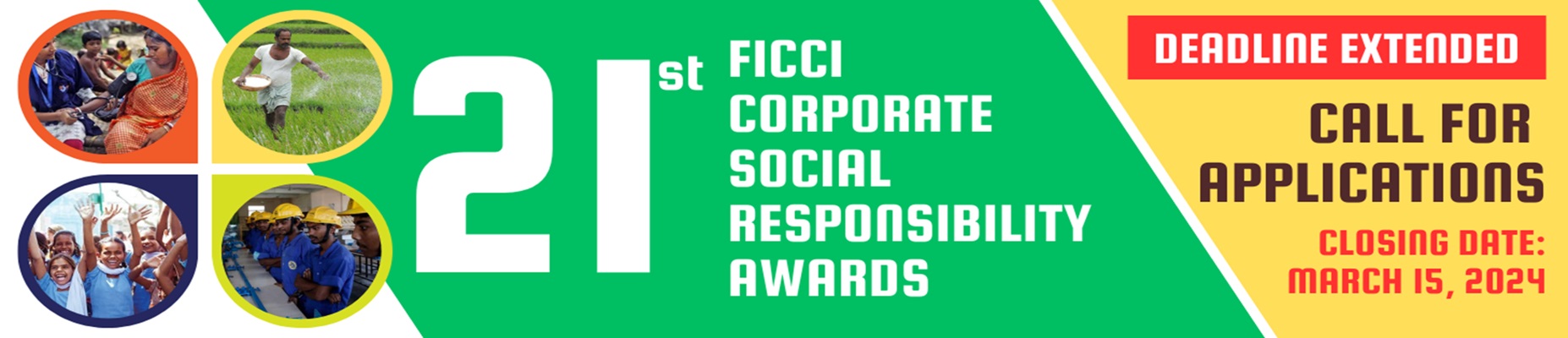 Call for Applications: 21st FICCI Corporate Social Responsibility Awards