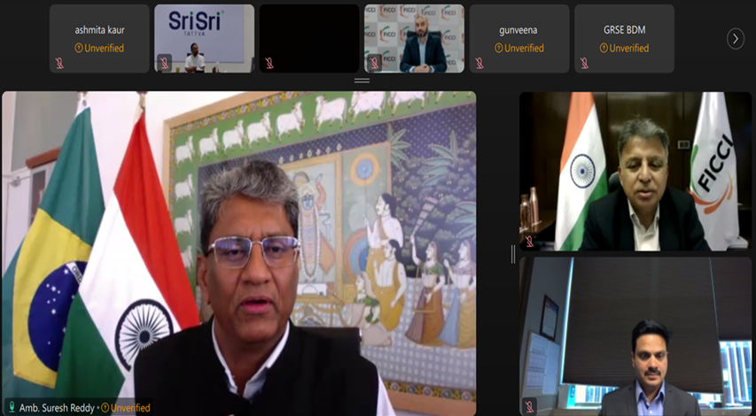 Exclusive Virtual Interactive Session with<br> Mr. Suresh K. Reddy, Indian Ambassador to Brazil